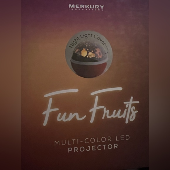 Merkury Innovations Fun Fruits Multi Color LED Projector - Picture 2 of 3